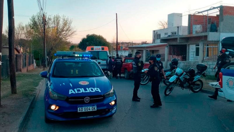 La escena luego del tiroteo. / Foto: Carlos Paz Vivo