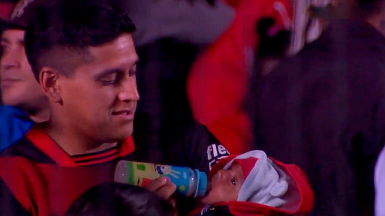 La escena por la que el hincha fue nominado.