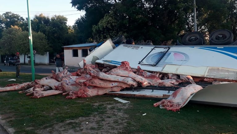 La escena tras el accidente. / Foto: Policía de Córdoba