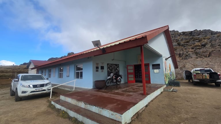 La escuela Ceferino Namuncurá en las Altas Cumbres.
