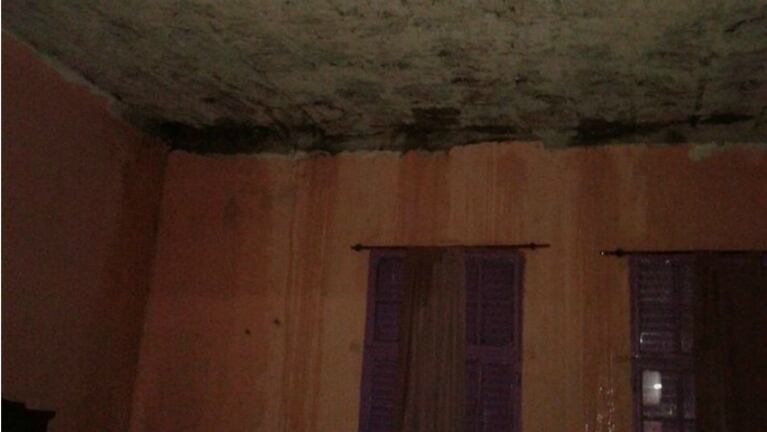 La escuela de Deán Funes, inundada.