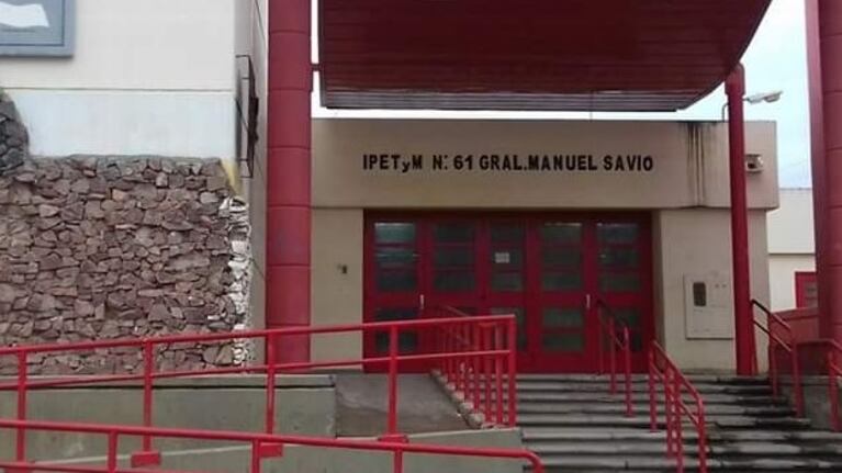 La escuela de Salsipuedes donde ocurrió el ataque.
