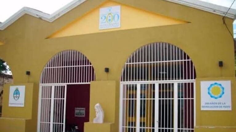 La escuela desde la que se vio la escena.