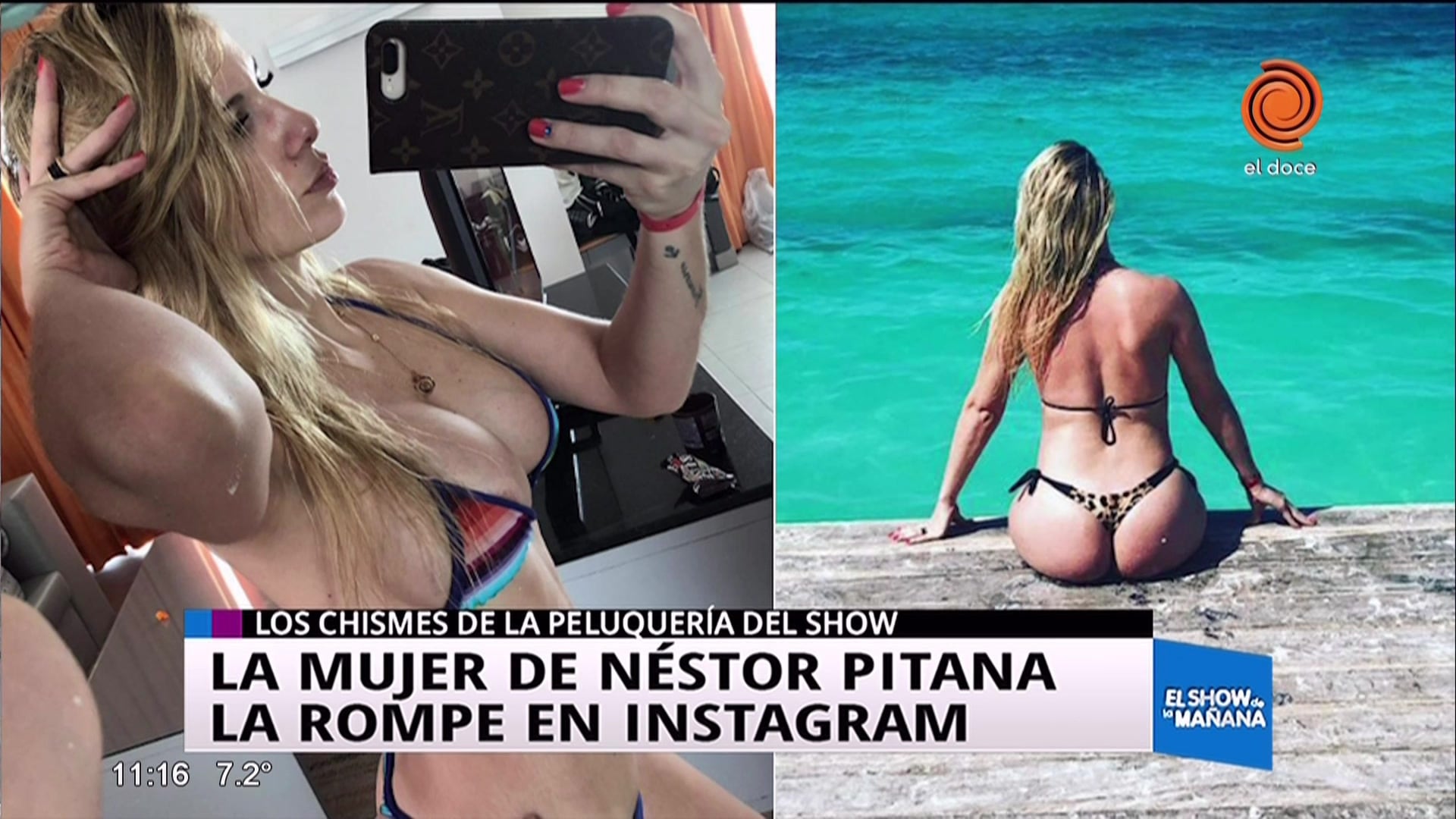 La esposa de Pitana enciende las redes