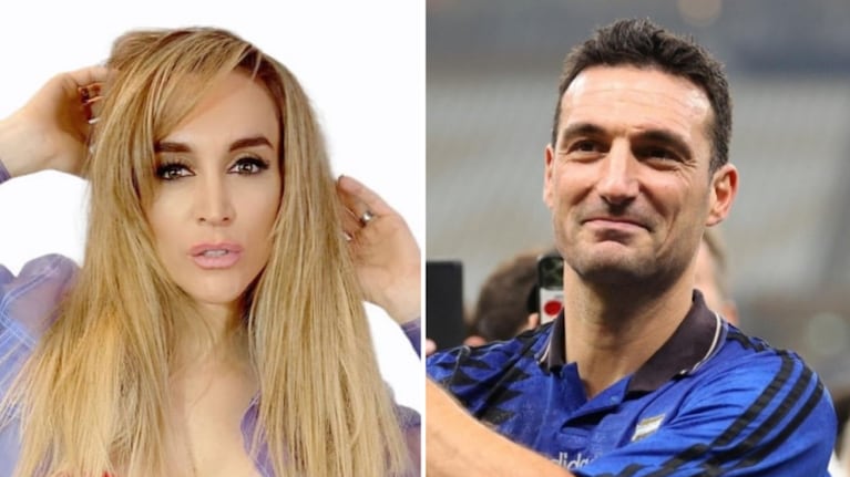 La esposa del técnico habría llamado a la humorista. Imagen subida a Internet por eltrecetv.