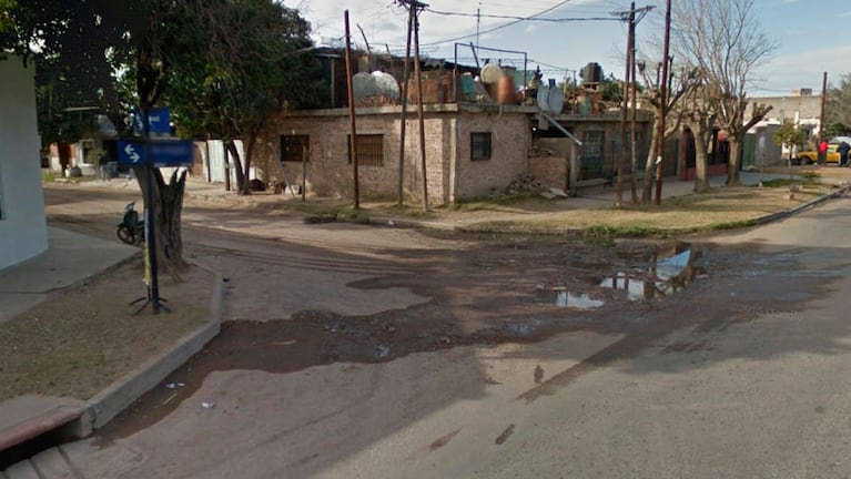 La esquina donde falleció el motociclista. Foto: Captura Google Street View.