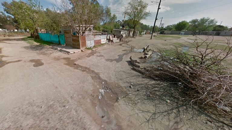 La esquina donde fue la discusión.