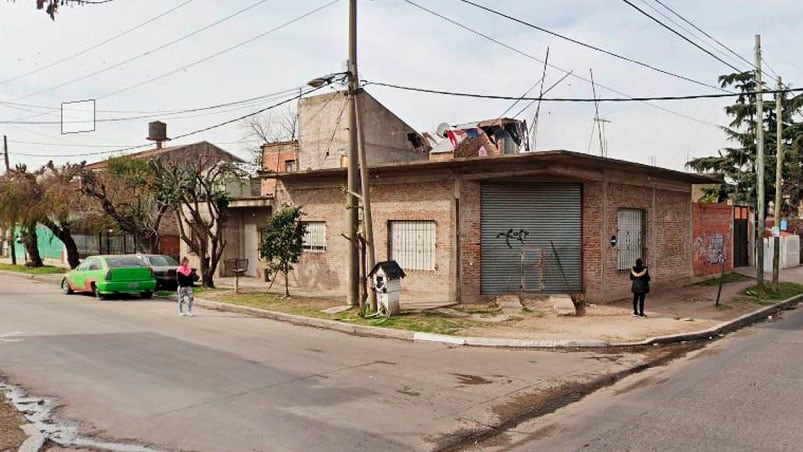 La esquina donde ocurrió el fatal tiroteo. 