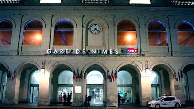 La estación de tren de Nimes fue evacuada por seguridad.