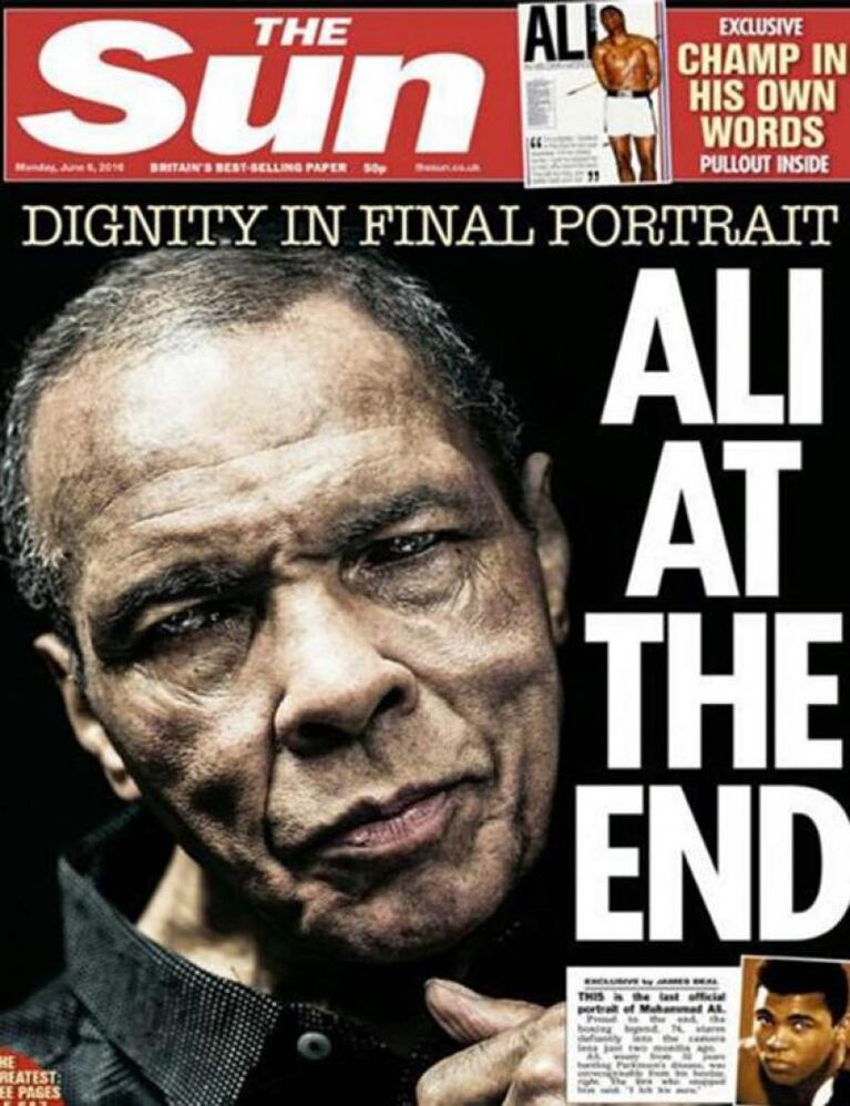 La estremecedora foto de  Muhammad Ali