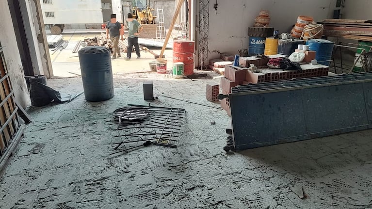 La explosión ocurrió en una obra en barrio San Vicente.