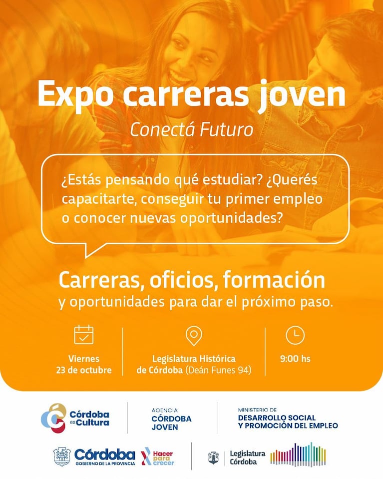La Expocarreras se realizará en la Legislatura de Córdoba.