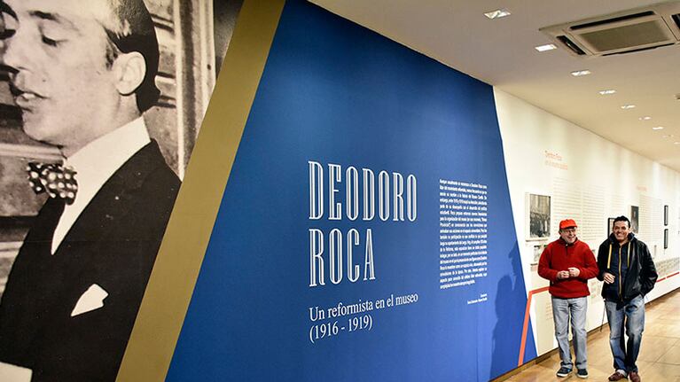 La exposición sobre Deodoro Roca, en el Museo Caraffa.
