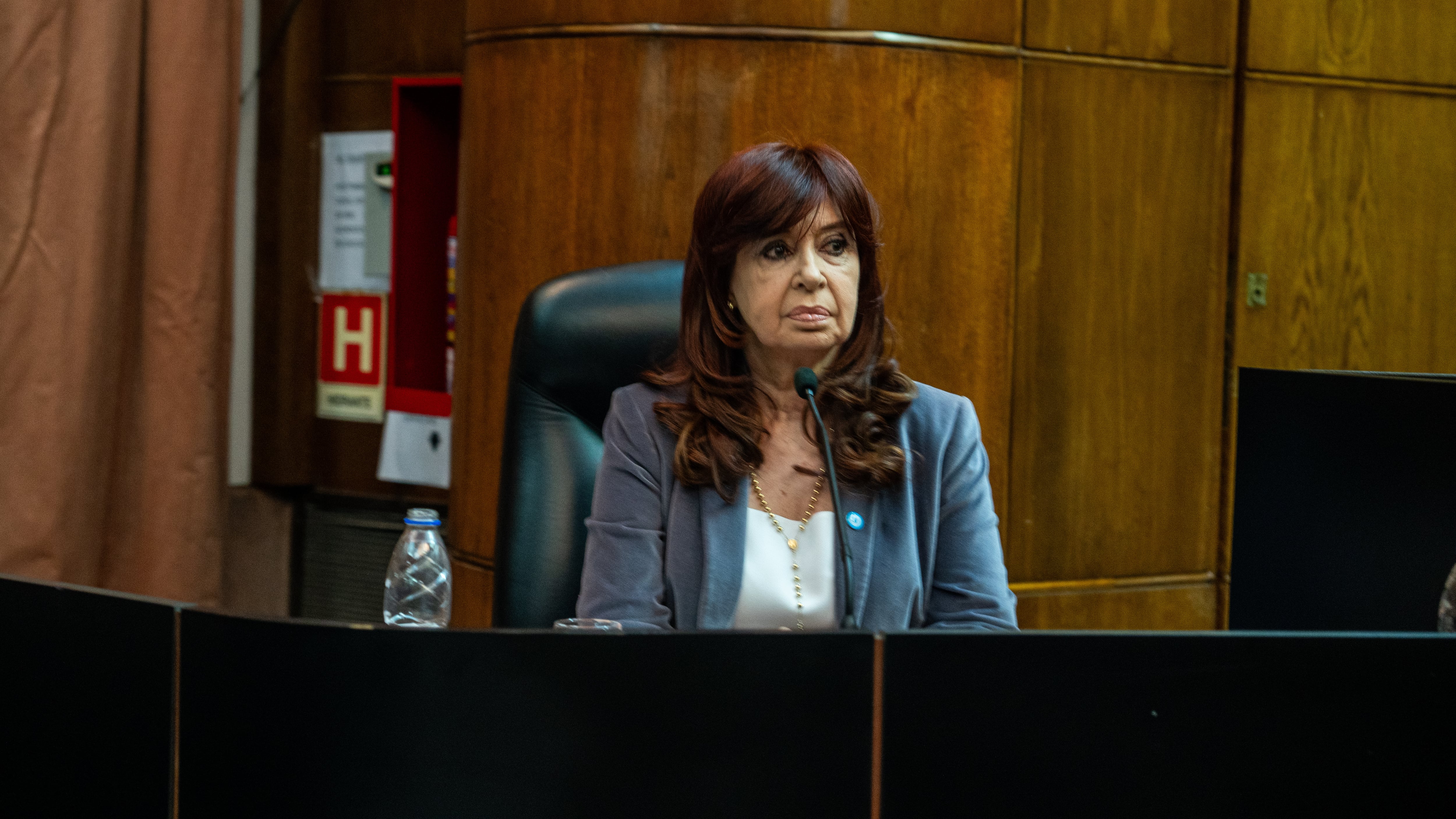 La expresidenta comenzó a declarar pasadas las 9.45 de este miércoles. (Foto: TN/Agustina Ribo).