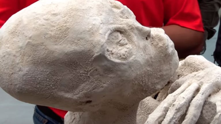 La extraña criatura que descubrieron en Nazca, Perú.