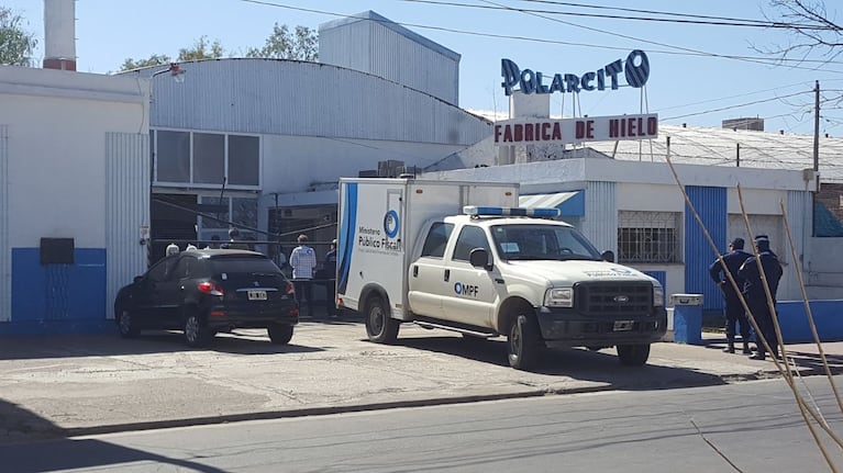 La fábrica de hielo "Polarcito", el escenario del doble crimen.