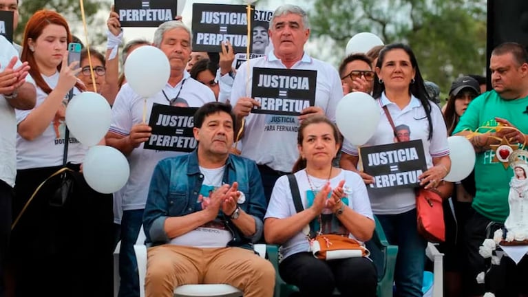 La familia Báez Sosa reclamó justicia por el crimen de Fernando.