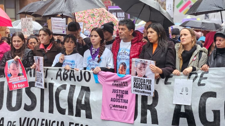 La familia de Agostina encabeza la marcha Ni Una Menos 202.
