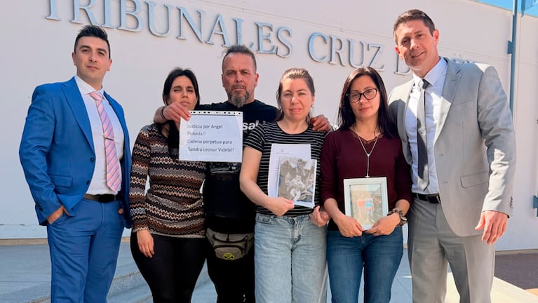 La familia de Ángel Pobeda siguió el juicio en Tribunales de Cruz del Eje.
