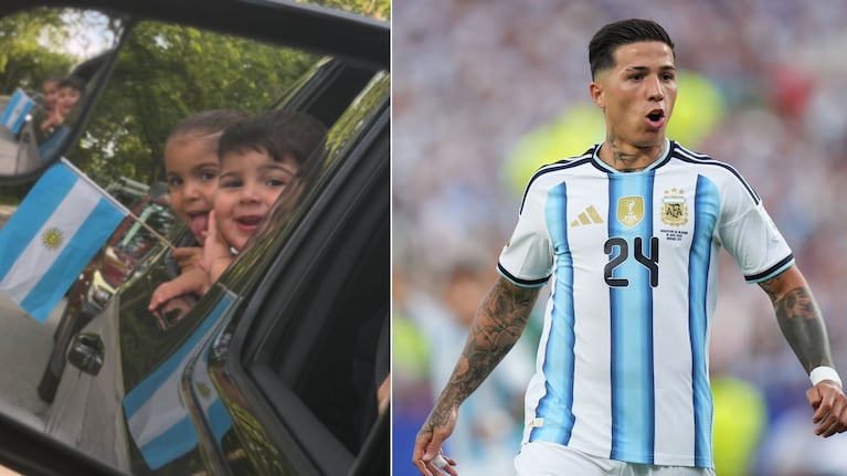 La familia de Enzo Fernández está alentándolo en el Mundial 2026.