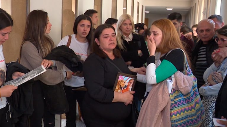 La familia de Luana Ludueña escuchó la condena a perpetua contra Concha.