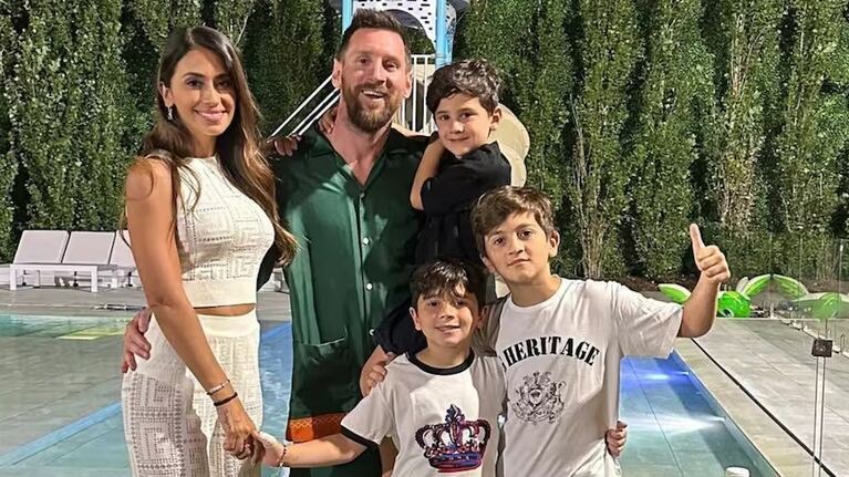 La familia está disfrutando del verano rosarino.