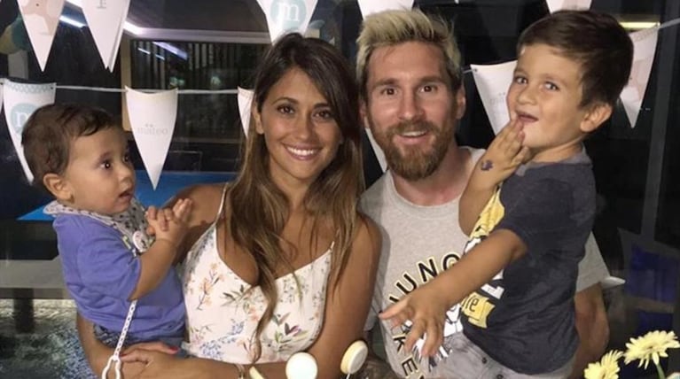 La familia Messi espera a un nuevo integrante. 