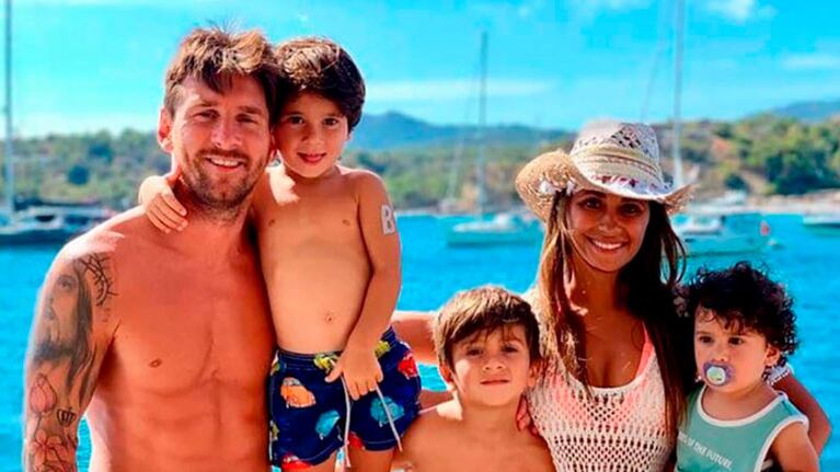 La familia Messi sigue recorriendo nuevos lugares en París.