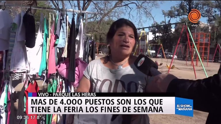 La feria del Parque Las Heras