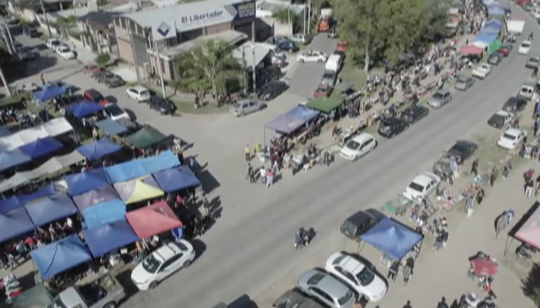 La feria estaba instalada desde hacía 4 años y medio en el mismo lugar.
