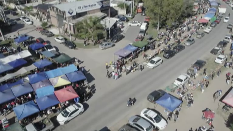 La feria estaba instalada desde hacía 4 años y medio en el mismo lugar.