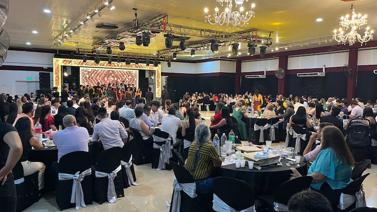 La fiesta al final se pudo realizar por la solidaridad de la gente.