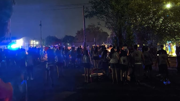 La fiesta clandestina fue desarticulada por la Policía.