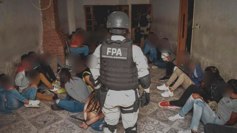 La fiesta clandestina se realizó en diciembre del 2020 en barrio Maldonado.