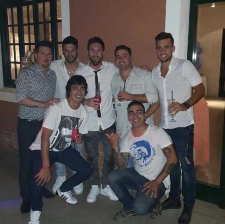 La fiesta de Messi en Rosario era el bautismo de sus hijos