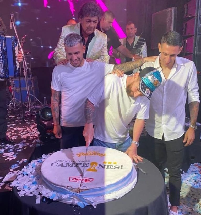 La fiesta de Messi: los invitados, el trago dedicado al "bobo" y la torta especial