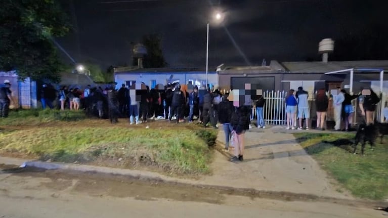La fiesta se realizó en un barrio de Río Cuarto.