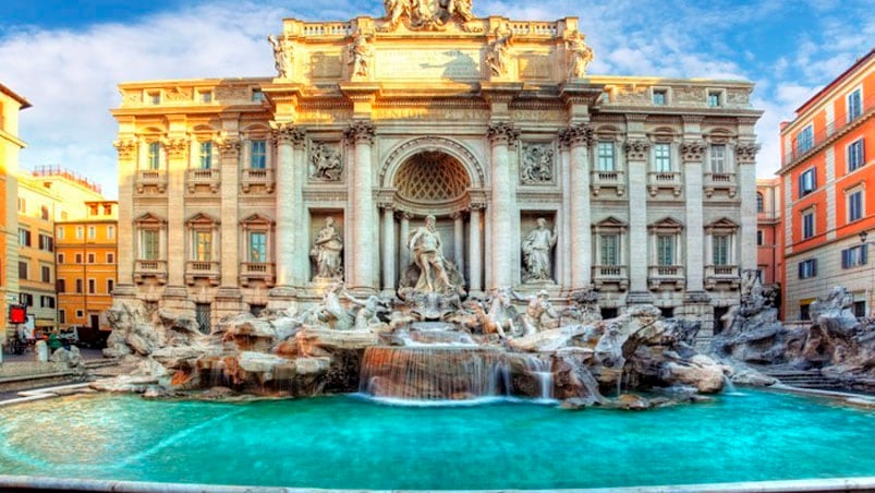 La Fontana di Trevi, escenario de una situación insólita.