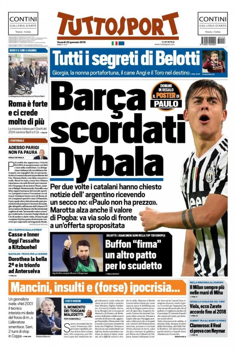 La fortuna que ofreció Barcelona por Dybala 