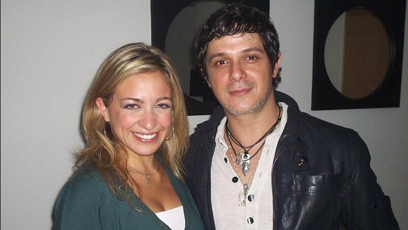 La foto con Alejandro Sanz en su vista a Córdoba en 2007.