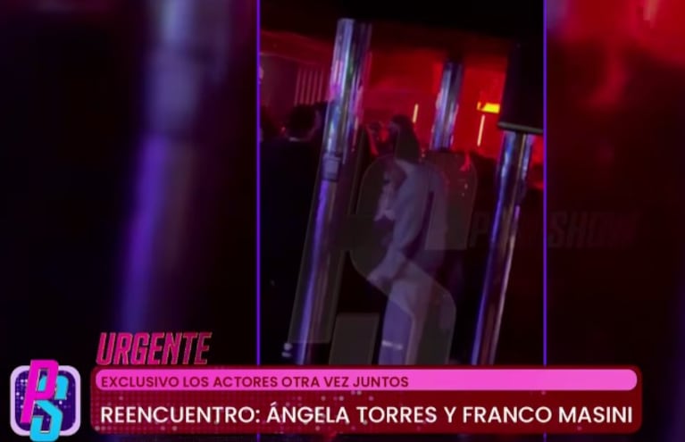 La foto de Ángela Torres y Franco Masini.