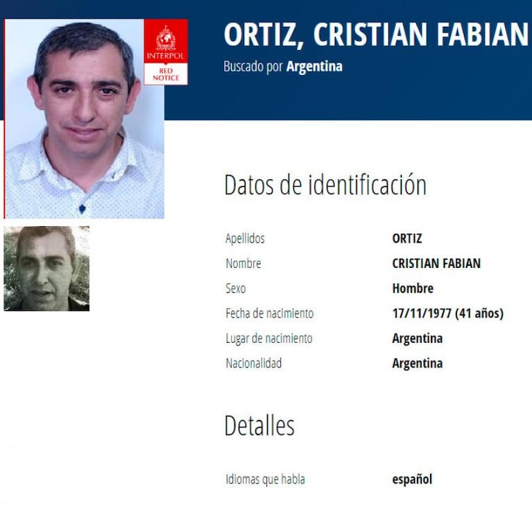 La foto de Cristian Ortiz, el prófugo del narcoescándalo en Río Cuarto