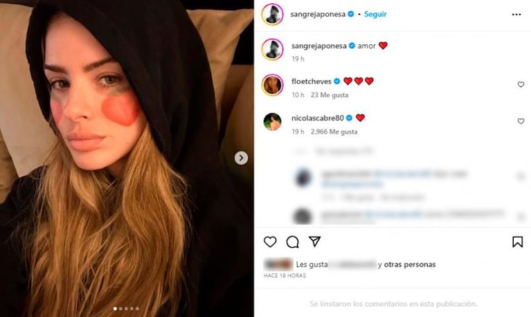 La foto de la China Suárez que preocupó a sus fans y el gesto de Nico Cabré