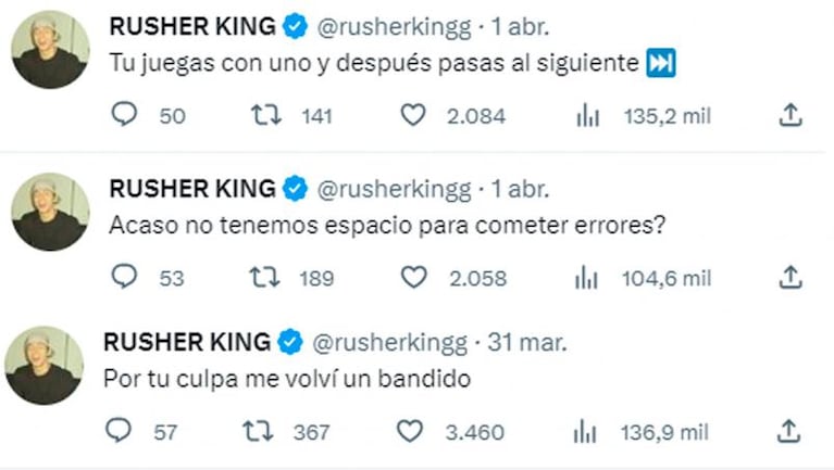 La foto de la China Suárez que reavivó los rumores de ruptura con Rusherking