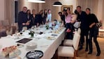 La foto de los festejos en el cumpleaños de Fabiola Yañez en la Quinta de Olivos.