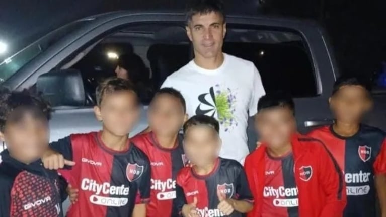 La foto de los nenes de Newell's con Malcorra.