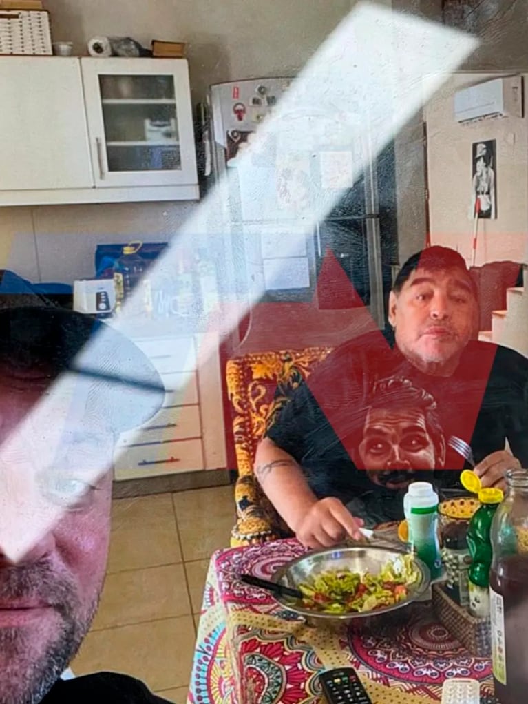 La foto de Maradona antes de morir que mostró el neurocirujano Luque.