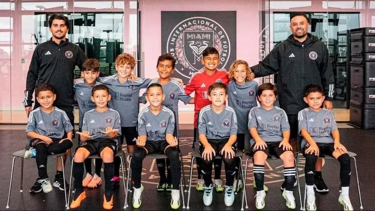 La foto de Mateo Messi que oficializó su fichaje para la academia del Inter Miami