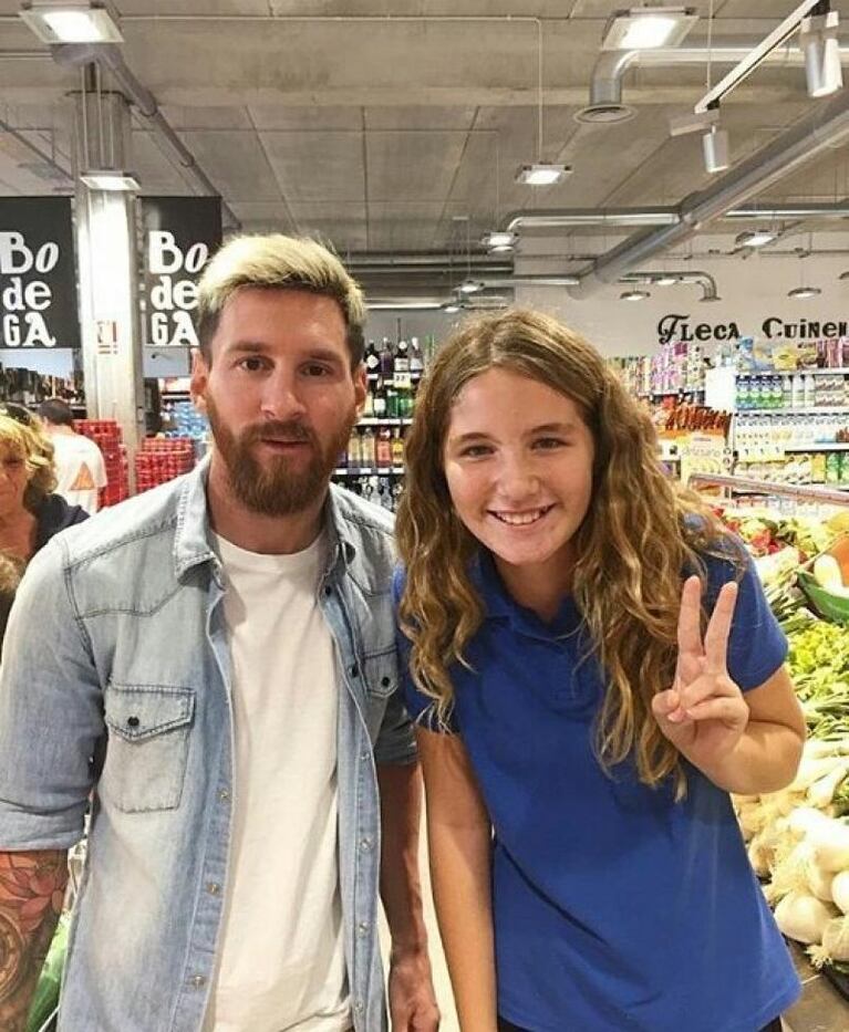 La foto de Messi que se volvió viral... ¡en la verdulería!