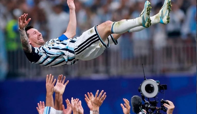 La foto de Messi que subió Antonella Roccuzzo.